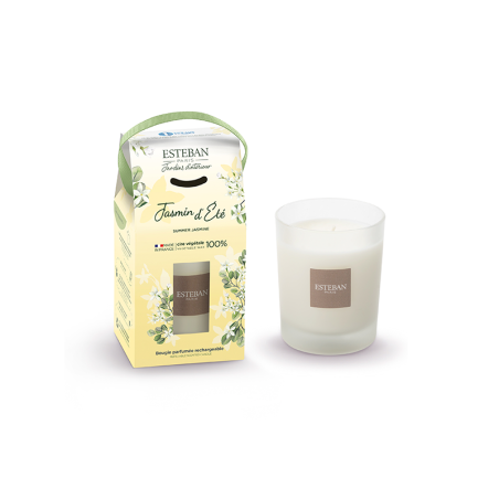 Refillable Scented Candle 180gr Summer Jasmine - Nature Universe