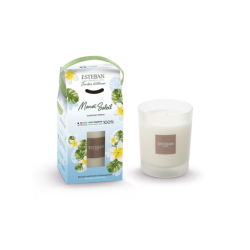 Refillable Scented Candle 180gr Sunshine Monoi - Nature Universe