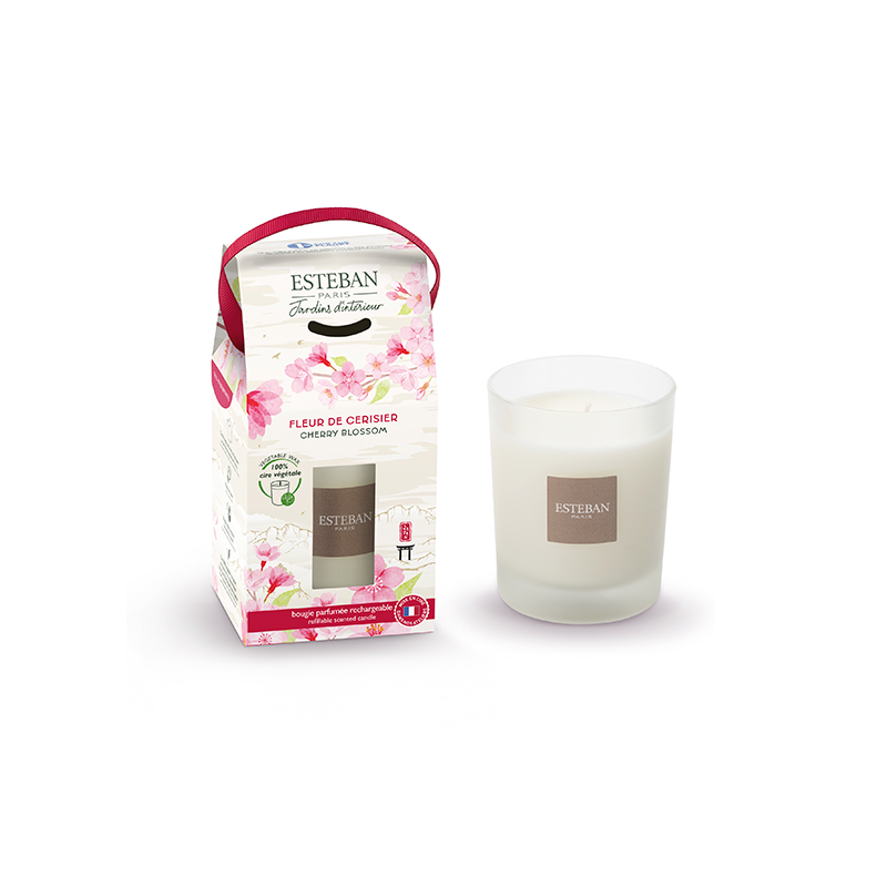 Refillable Scented Candle 180gr Cherry Blossom Refillable Scented Candle 180gr Cherry Blossom