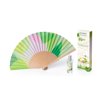 Leque e Spray 30ml Citronela e Menta - Nature Universe