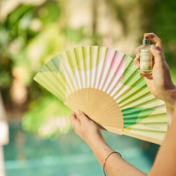Leque e Spray 30ml Citronela e Menta - Nature Universe