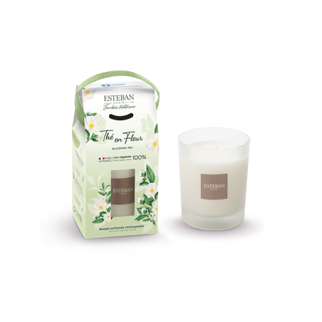 Vela Recargable 180gr Té en Flor - Nature Universe