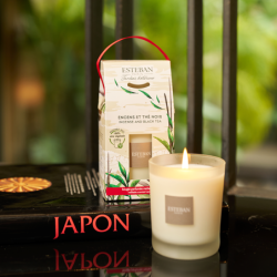 Refillable Candle 180gr Incense and Black Tea - Nature Universe