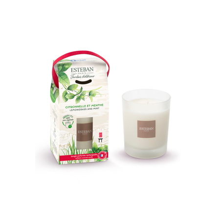 Vela Recargable 180gr Citronela y Menta - Nature Universe
