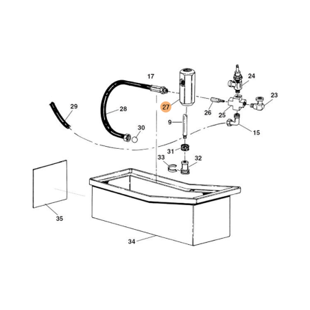 Cilindro para Bomba 51032 RIDGID