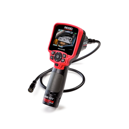 CA-350 Câmara de Inspeção Portátil com Bateria de 12V e Carregador RIDGID