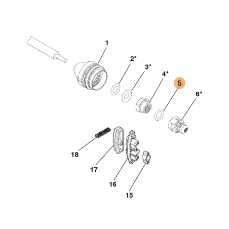 Juego de 4 Juntas Tóricas 71222 RIDGID