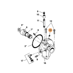 Parafuso 5/16-18 x 3/8 - 44455 RIDGID