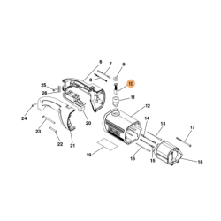 RIDGID 45588 Set of 2 Brushes 230V