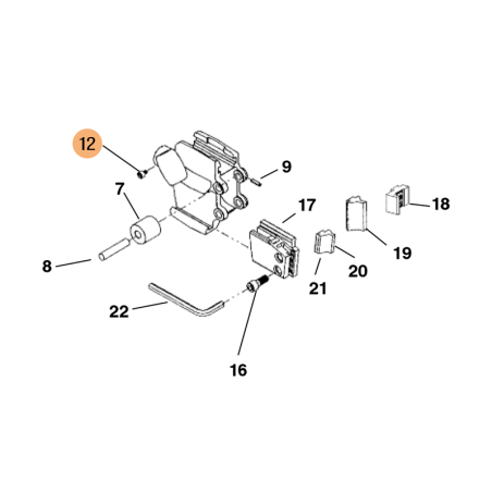 Parafuso 10-24 x 1/4 SHC 46920 RIDGID