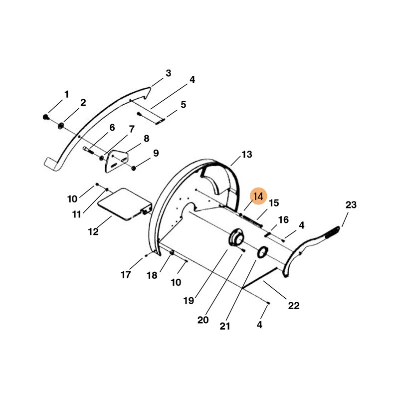 Conjunto de 4 Anilhas 74717 RIDGID