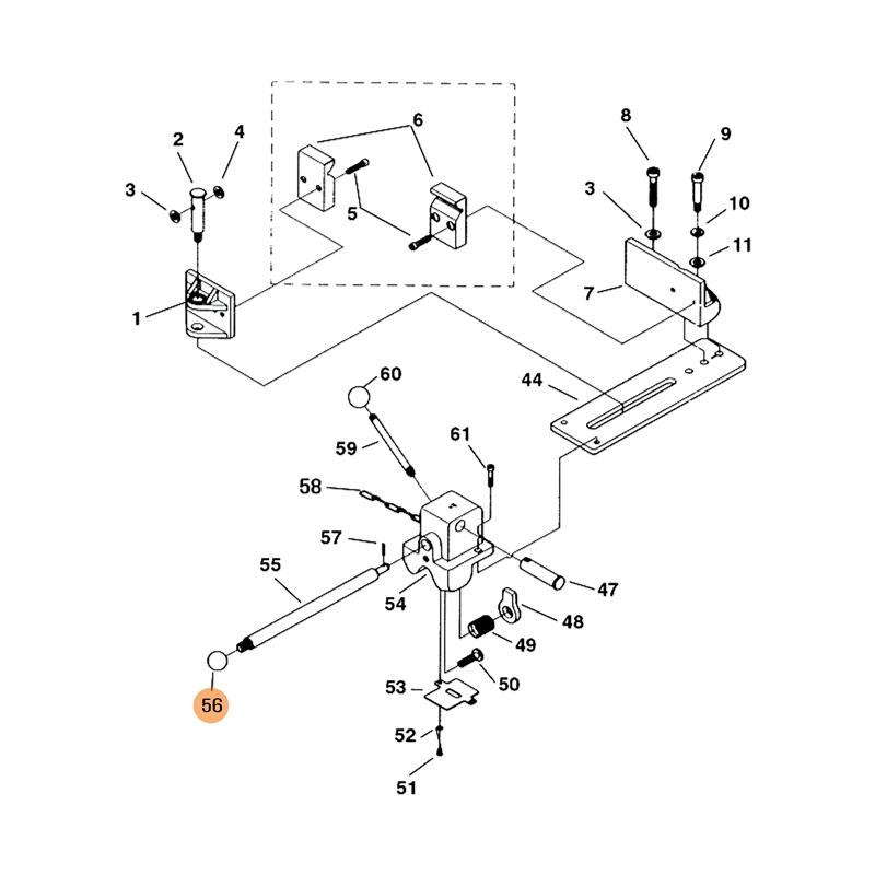 HANDLE KNOB,PUSH