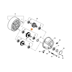 E10734 1ST INT GEAR ASSY