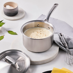 Saucepan with Lid 16cm 3-Ply - Essential