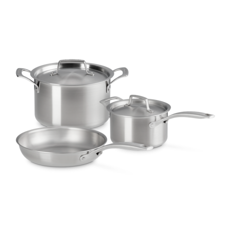 3-Piece Cookware Set 3-Ply - Essential