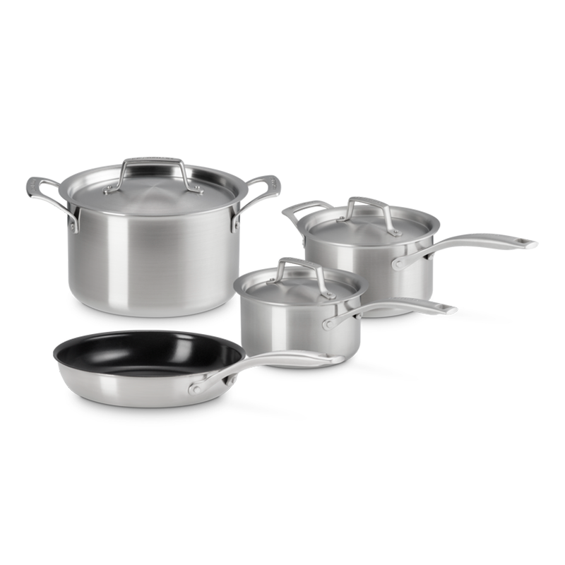 4-Piece Cookware Set 3-Ply - Essential