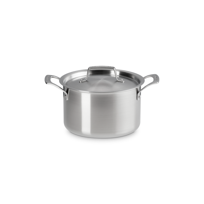Deep Casserole with Lid 20cm 3-Ply - Essential