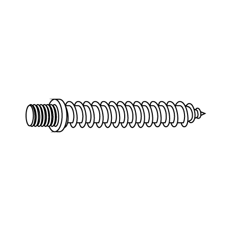 Tornillo para Abrazadera LV029 M6X30 Amarillo Pasivado CHEMITOOL FASTENERS