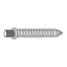 CHEMITOOL FASTENERS Two Thread Screw for Clamps LV029 M6X30 Yellow Passivated