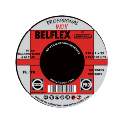 BELFLEX Stainless Steel Cutting Dis 125 x 1 x 22 mm