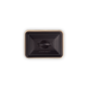 Stoneware Butter Dish - Black Matte