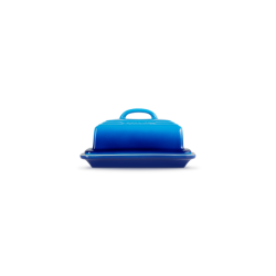 Stoneware Butter Dish - Azure