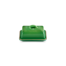 Stoneware Butter Dish - Bamboo
