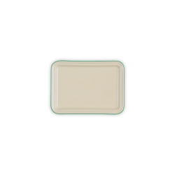 Stoneware Butter Dish - Bamboo