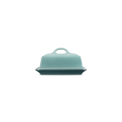 Stoneware Butter Dish - Sea Salt
