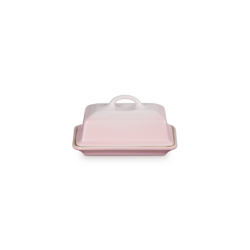 Stoneware Butter Dish - Shell Pink