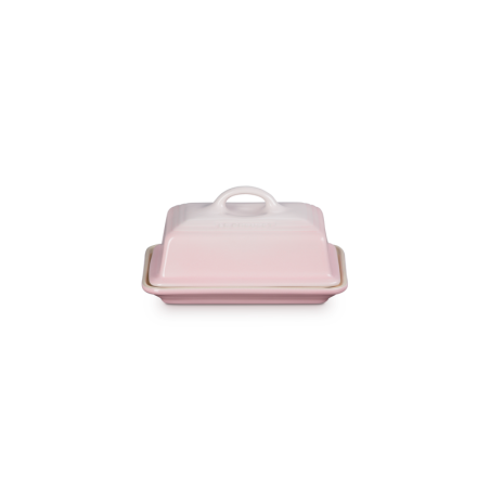 Stoneware Butter Dish - Shell Pink