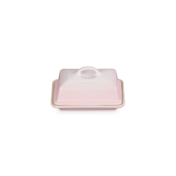 Stoneware Butter Dish - Shell Pink