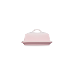 Stoneware Butter Dish - Shell Pink