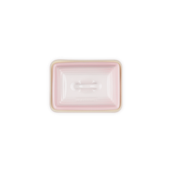 Stoneware Butter Dish - Shell Pink