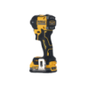 Aparafusadora Impacto Hidráulico XR 18V 1/4' 56Nm sem escovas com 2 baterias Powerstack e Mala TSTAK DEWALT