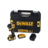 Aparafusadora Impacto Hidráulico XR 18V 1/4' 56Nm sem escovas com 2 baterias Powerstack e Mala TSTAK DEWALT