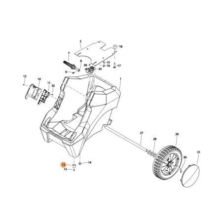 KRANZLE 464224 Rubber Support