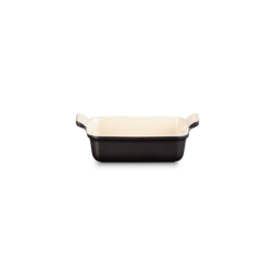 Rectangular Dish 19cm Black Matte - Heritage