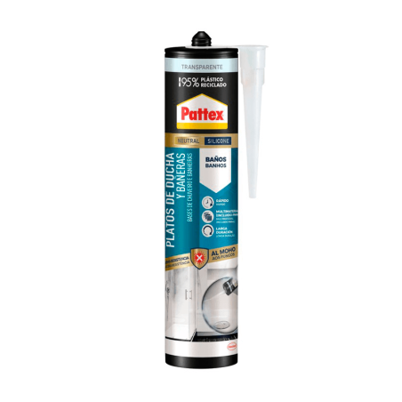 Bases de Chuveiro e Banheiras Transparente 280ml PATTEX