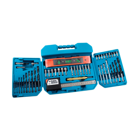 Conjunto de 48 Brocas + Bits + Acessórios BLACK DECKER