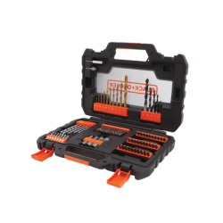 Conjunto de Perfuração e Condução Easy Grip - 76 Peças BLACK DECKER