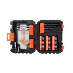 Conjunto de Perfuração e Parafusagem Easy Grip - 50 Peças BLACK DECKER