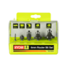 RYOBI Box of 5 Router Cutters 6mm