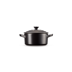 Mini Cocotte Redonda 10cm Negro Mate