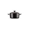 Mini Cocotte Redonda 10cm Negro Mate
