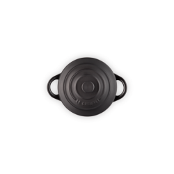 Mini Cocotte Redonda 10cm Negro Mate