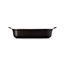 Rectangular Dish 32cm Black Matte - Heritage