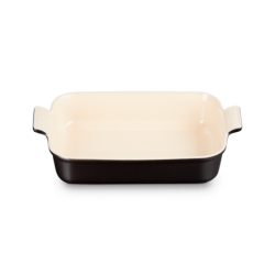 Rectangular Dish 32cm Black Matte - Heritage