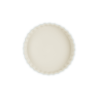 Stoneware Fluted Flan Dish 28cm - Sea Salt