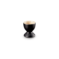 Stoneware Egg Cup Black Matte